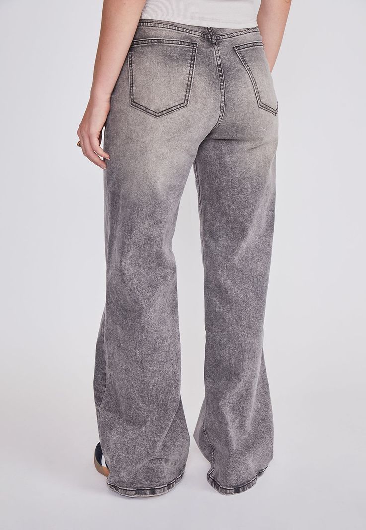 Jeans Mujer Wide Leg Gris Sioux-3