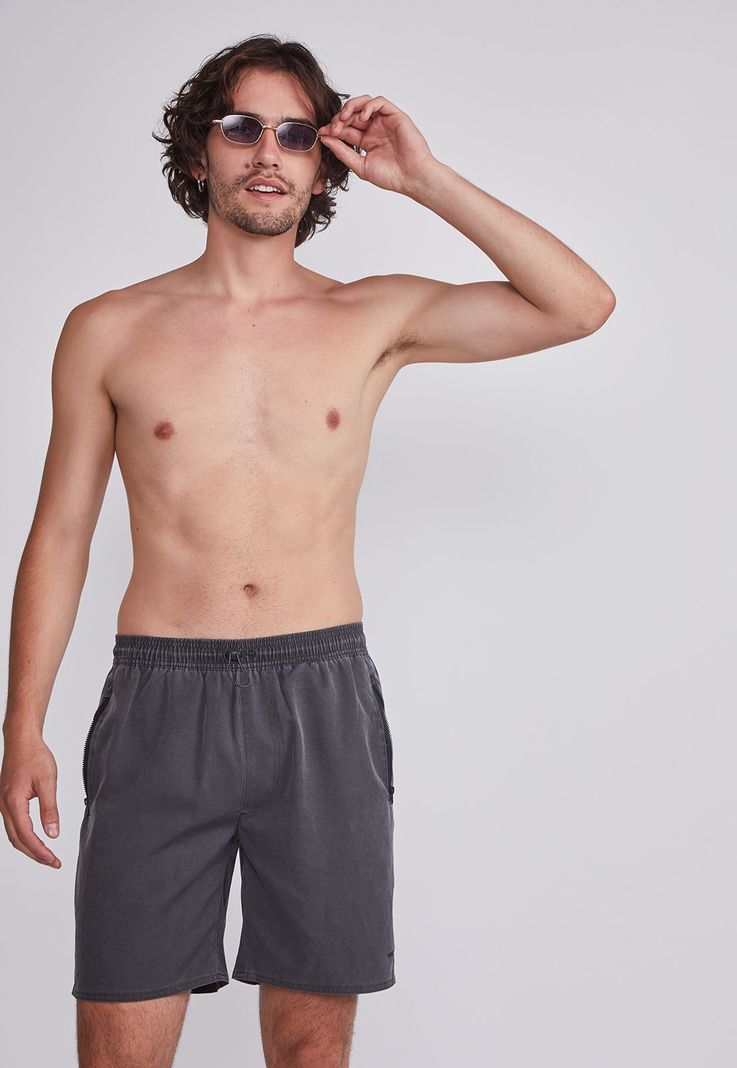 Traje De Baño Hombre Acero Con Cierres Lavado Sioux-4