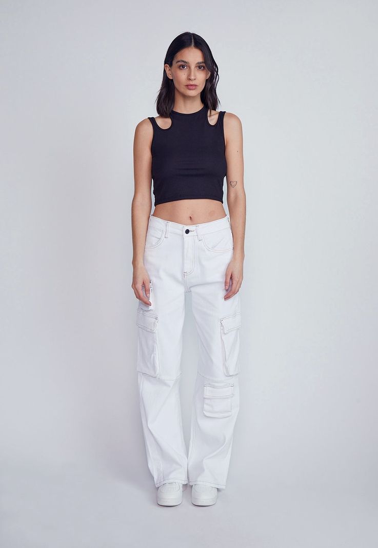 Peto Mujer Hombros Negro Sioux-3