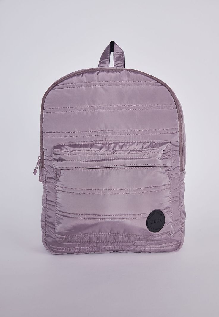 Mochila Mujer Acolchada Lila Sioux-0