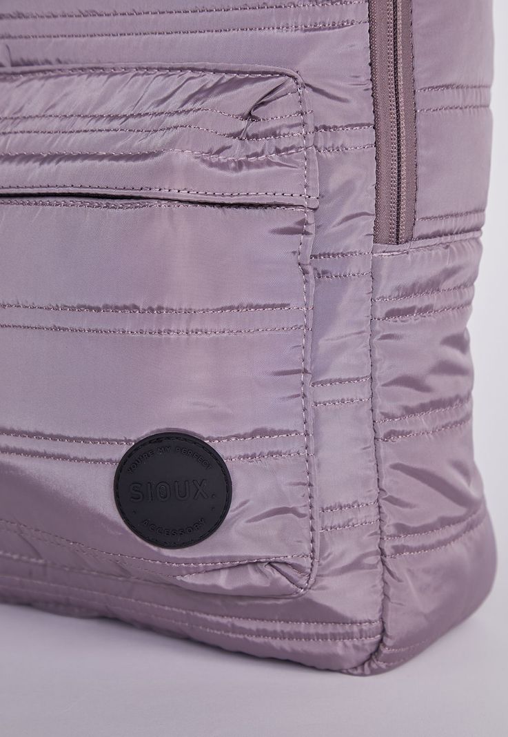 Mochila Mujer Acolchada Lila Sioux-1