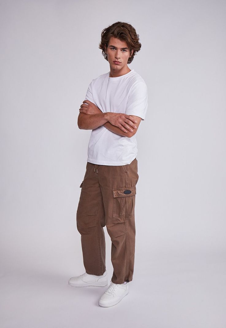 Pantalón Hombre Arena Gabardina Parachute Sioux-3