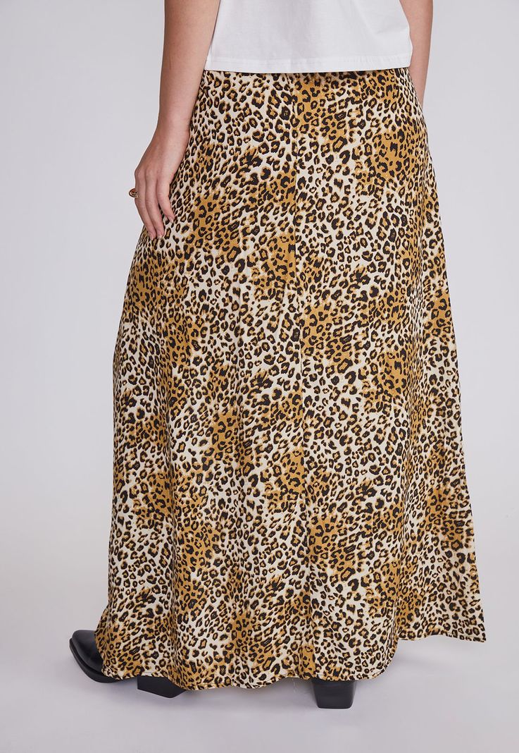 Faldas Mujer Leopardo Beige Sioux-3