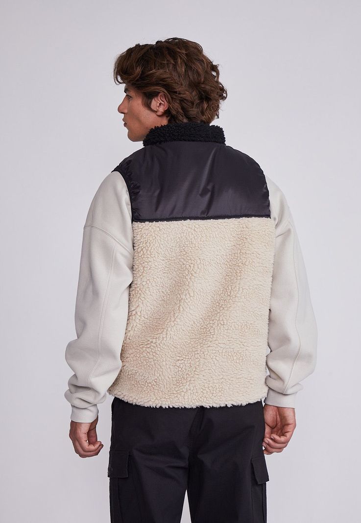 Chaqueta Polar Hombre Negro Sin Mangas Sioux-2