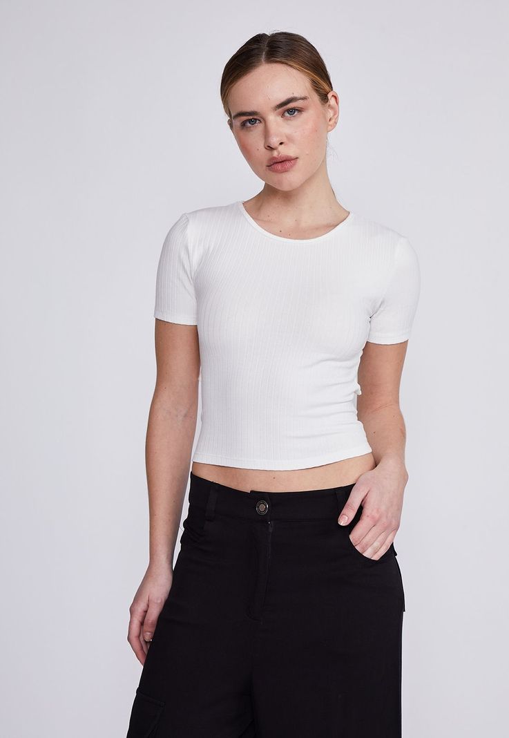 Polera Mujer Blanco Abierta Espalda Sioux-0