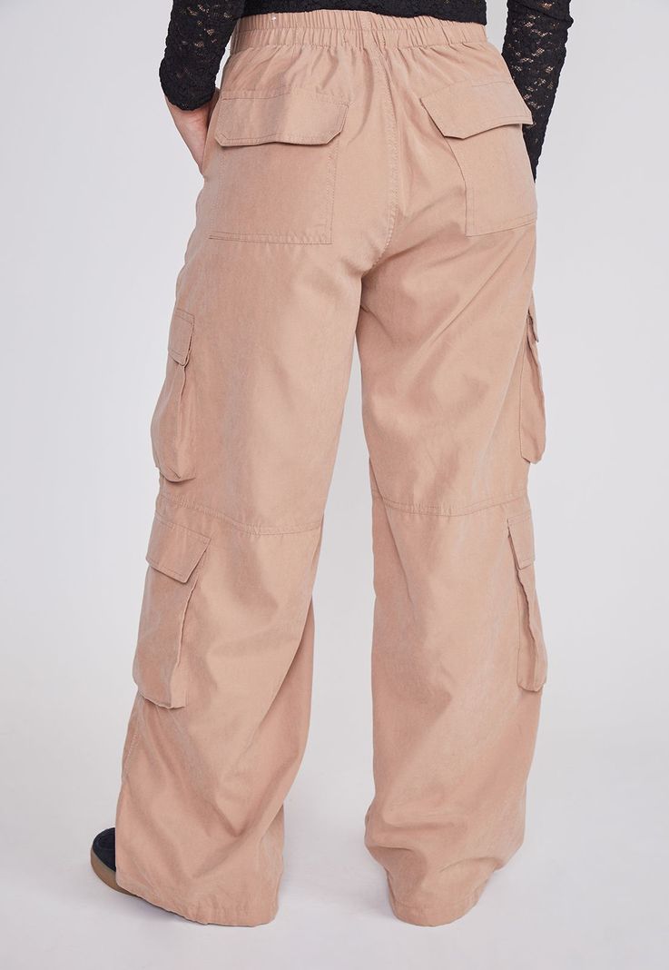 Pantalon Mujer Cargo Basta Cafe Sioux-3