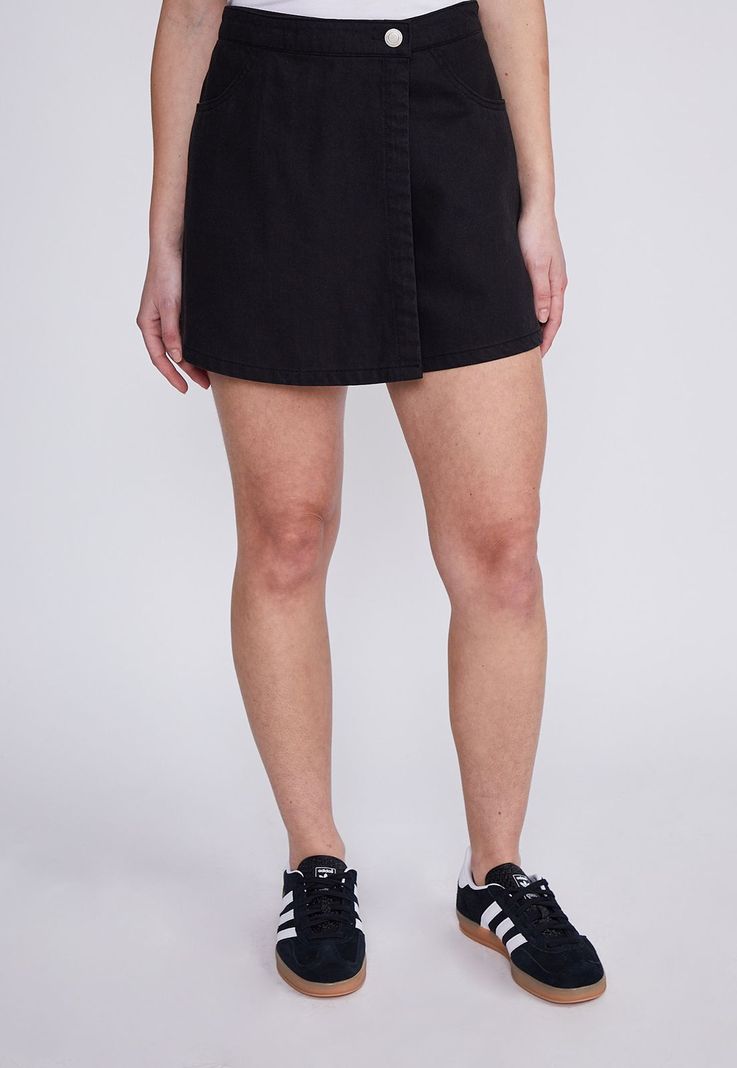 Falda Mujer Gris Liviana Sioux-0