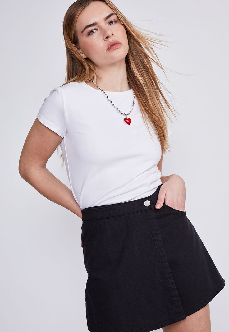 Falda Mujer Gris Liviana Sioux-4