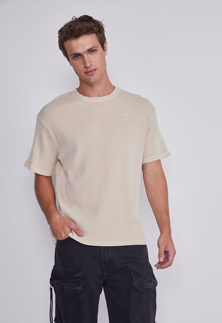 Polera Hombre Waffle Basica Arena Sioux-0