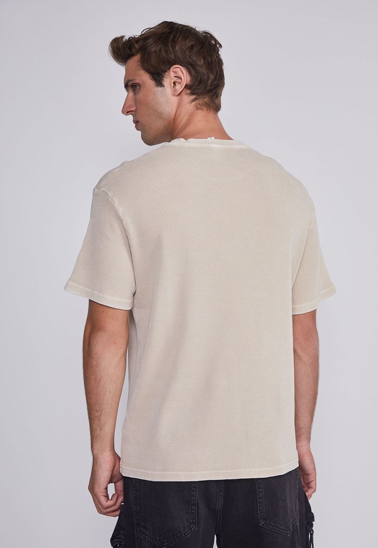 Polera Hombre Waffle Basica Arena Sioux-3