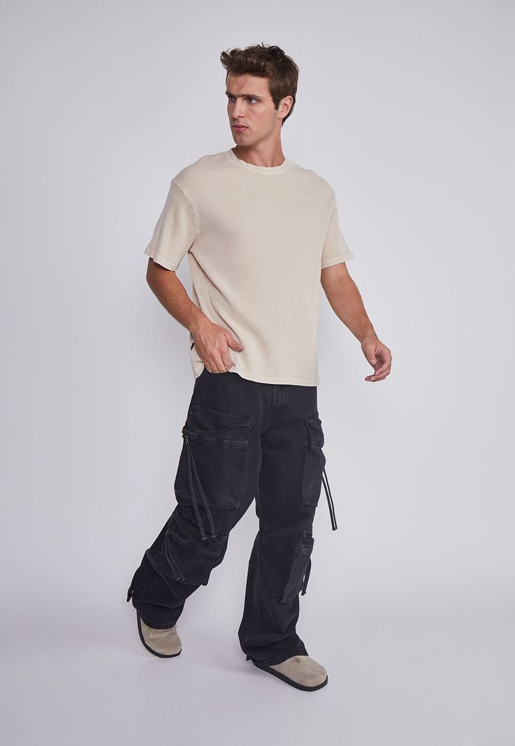 Polera Hombre Waffle Basica Arena Sioux-4