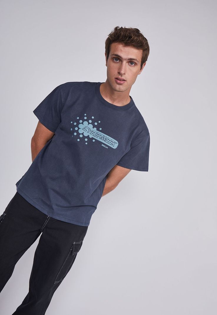 Polera Hombre Cyberweek Azul Sioux-2