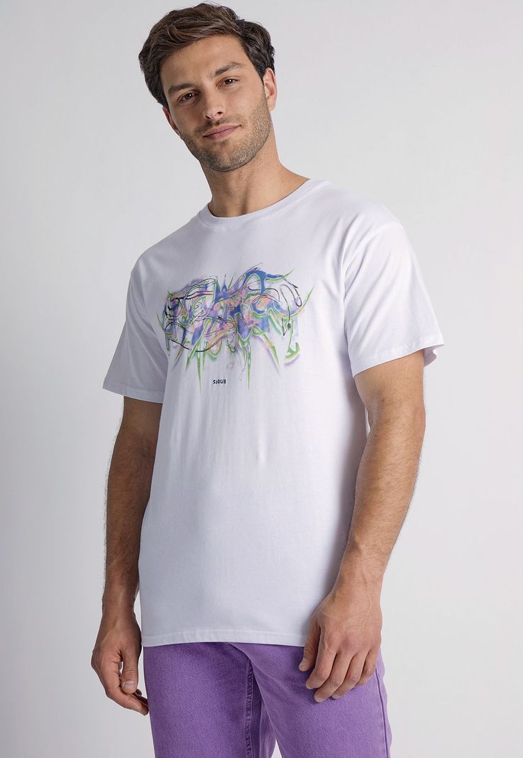 Polera Hombre Rayado Blanco Sioux-0