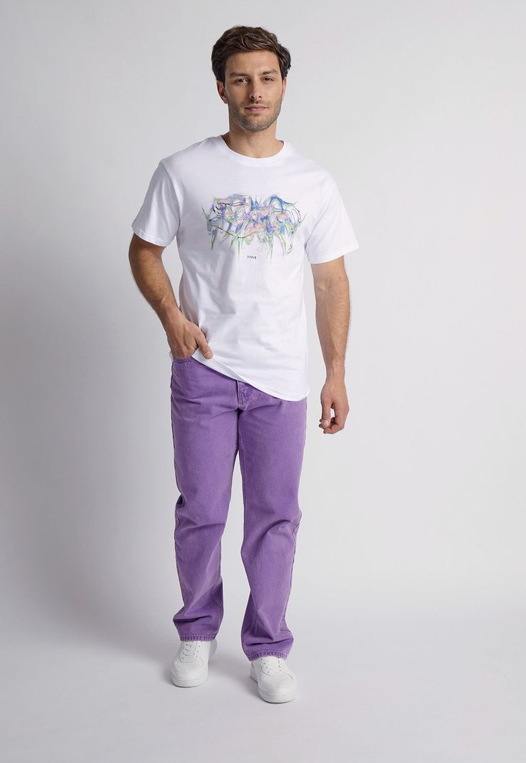 Polera Hombre Rayado Blanco Sioux-3