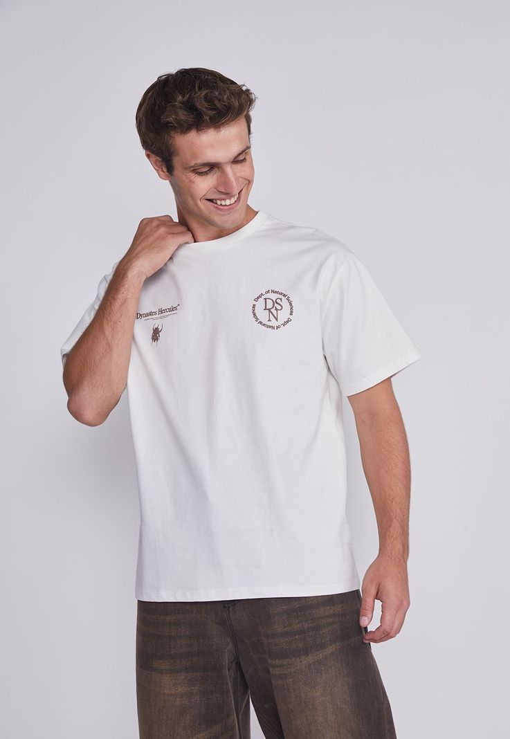 Polera Hombre Bicho Espalda Blanco Sioux-0