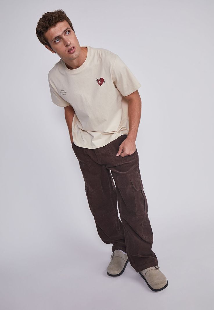 Pantalon Hombre Cargo Cotele Cafe Sioux-1