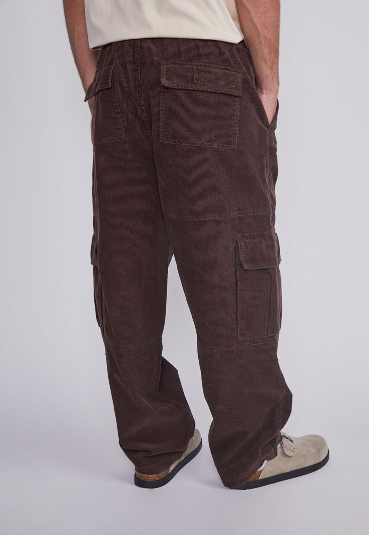 Pantalon Hombre Cargo Cotele Cafe Sioux-3