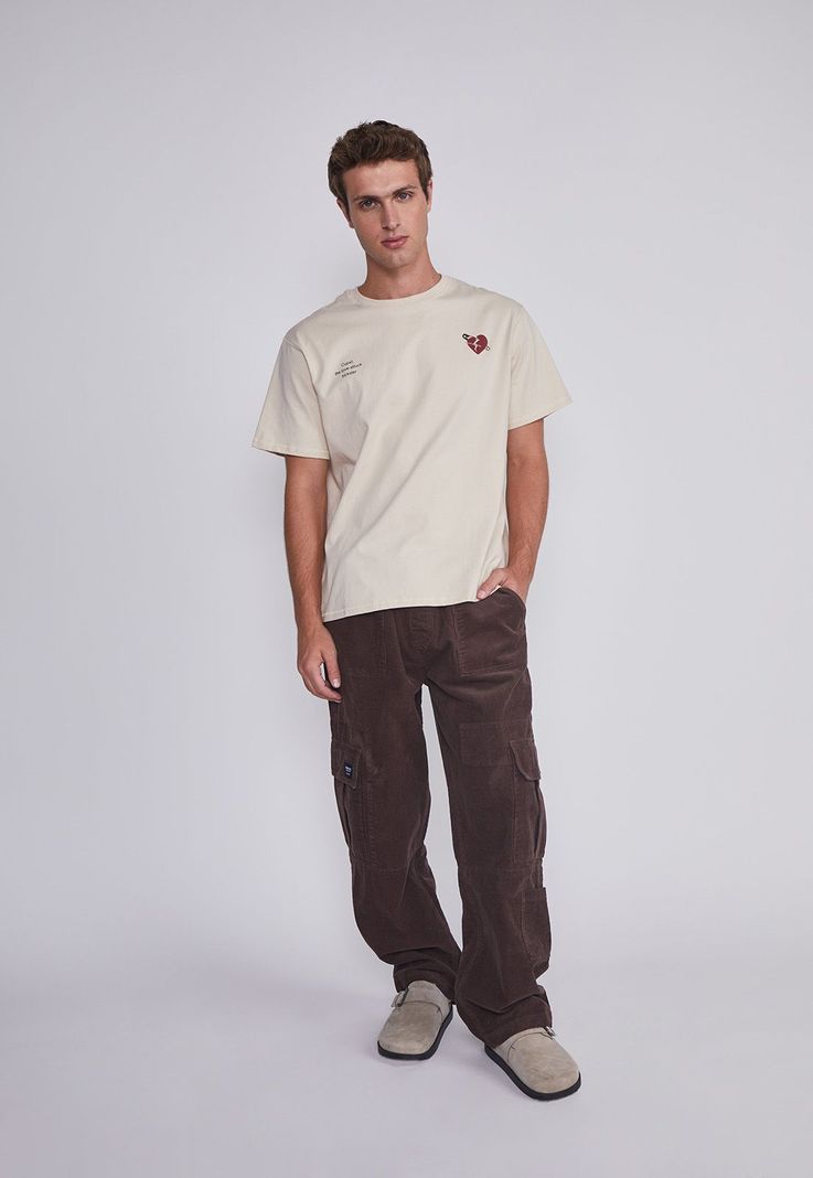 Pantalon Hombre Cargo Cotele Cafe Sioux-4
