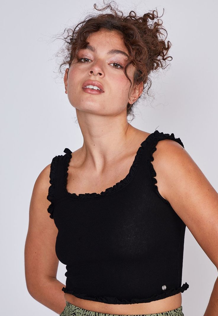 Polera Mujer Vuevlos Negro Sioux-1