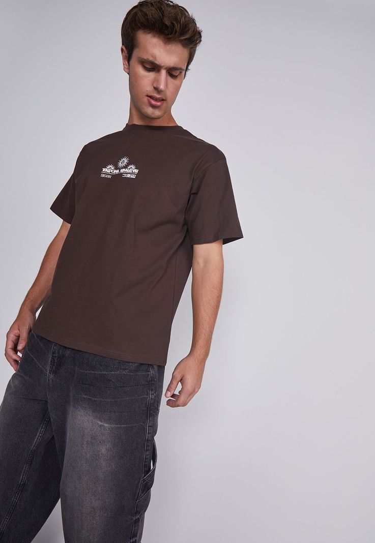 Polera Hombre Sol Cafe Sioux-2