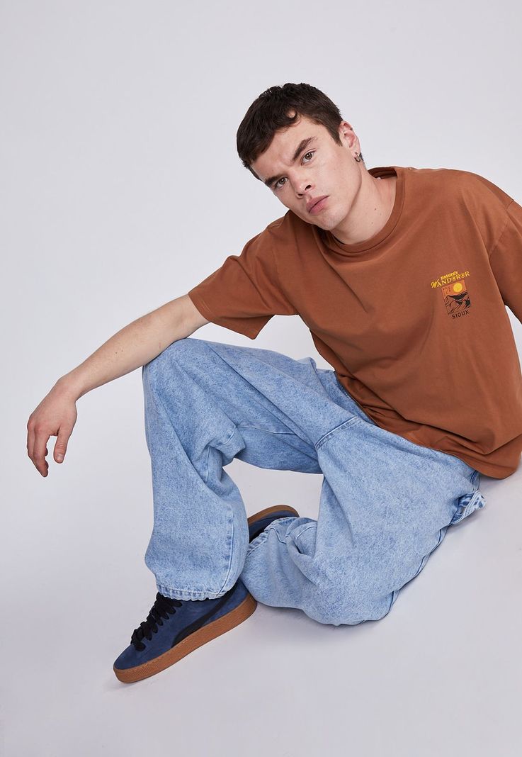 Polera Hombre Ladrillo Walk And Xplor Sioux-3