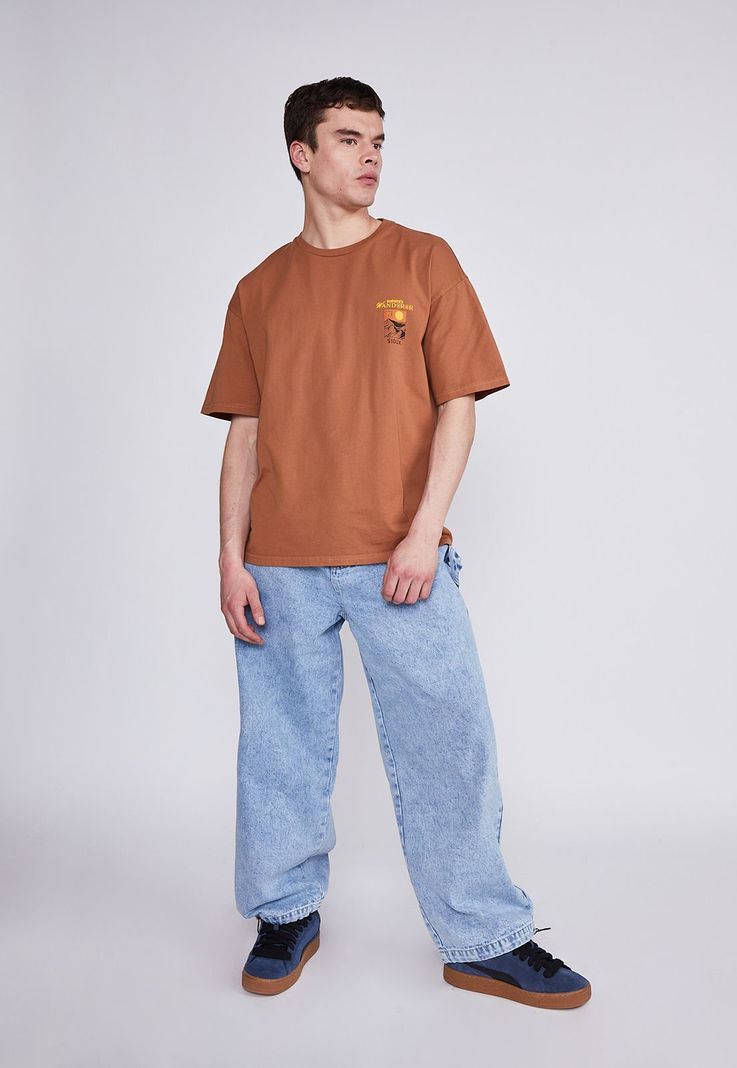 Polera Hombre Ladrillo Walk And Xplor Sioux-4