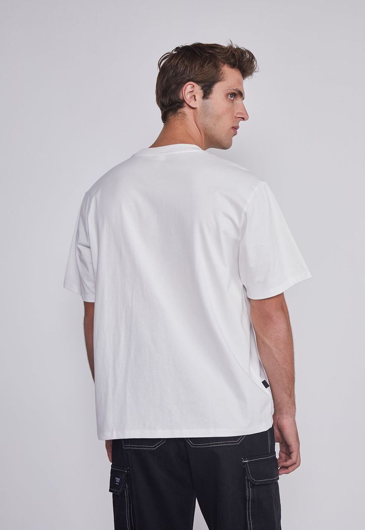 Polera Hombre Estrella Blanco Sioux-3