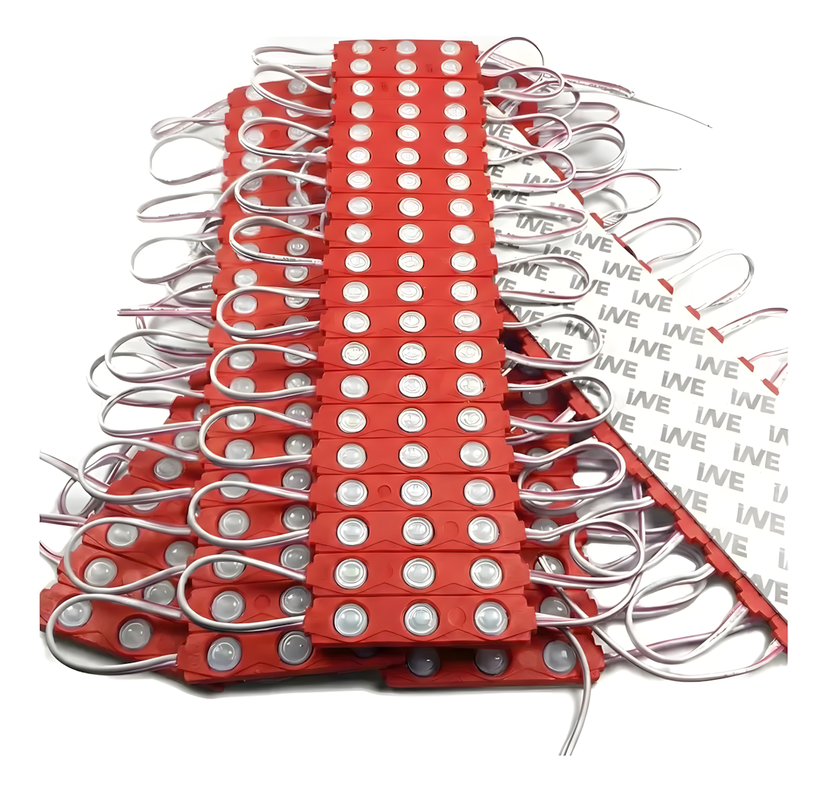 Pack 200 Modulos Led 12v 1 2w 2835 Rojo