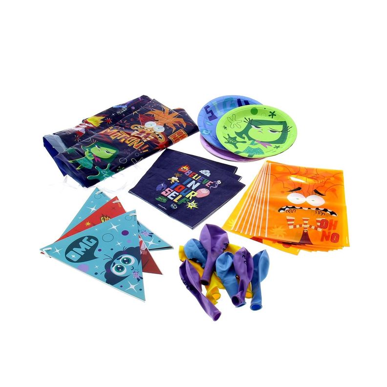 Pack De Cumpleaños Para 10 Invitados Intensa-mente 2-1