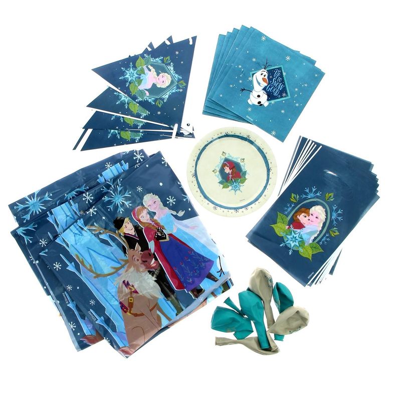 Pack De Cumpleaños Para 10 Invitados Frozen-1