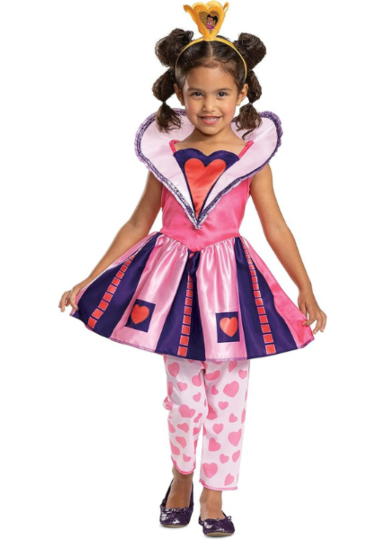 Disfraz Rosa Corazón La maravillosa pastelería de Alicia Niña-0