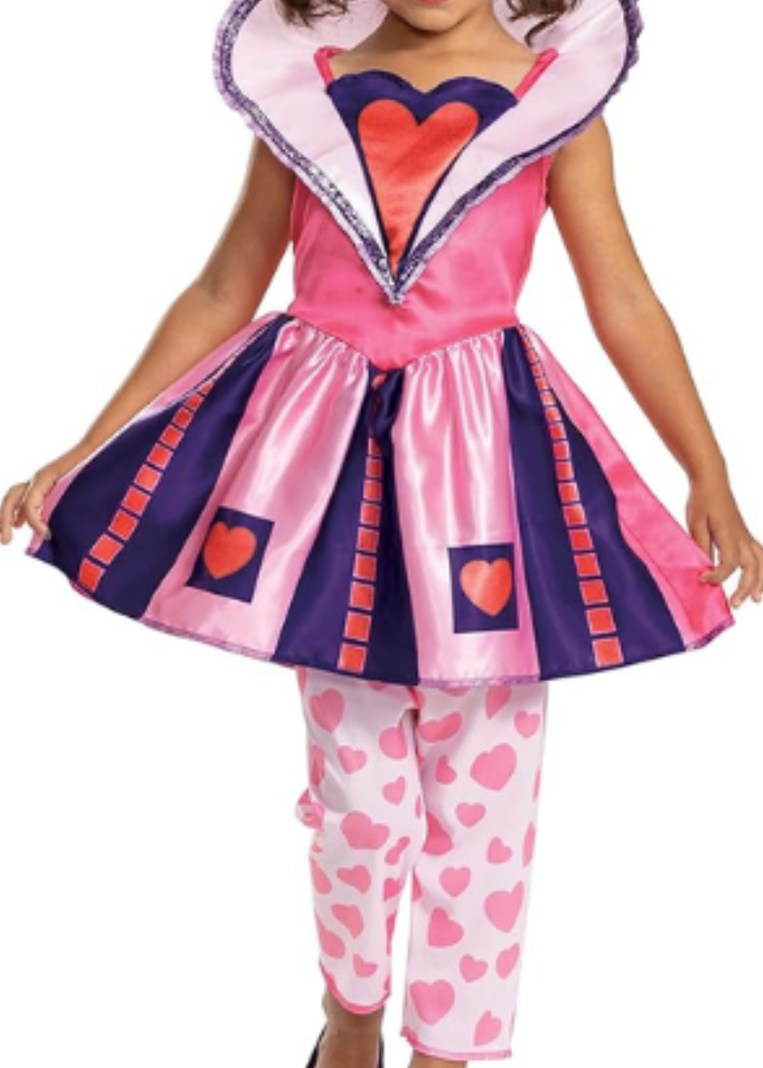Disfraz Rosa Corazón La maravillosa pastelería de Alicia Niña-1