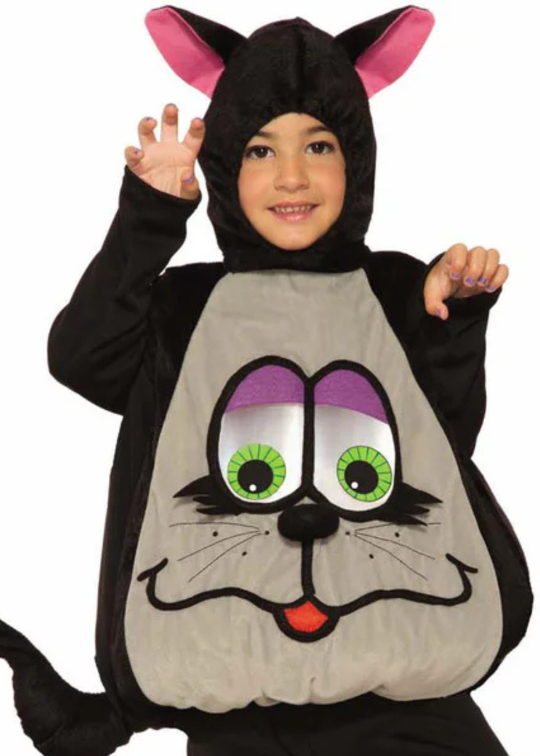 Disfraz Monstruo Ojos Locos Gato-1