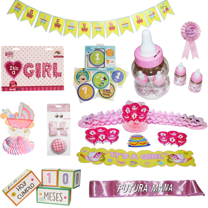 Pack De Baby Shower - Niña-1