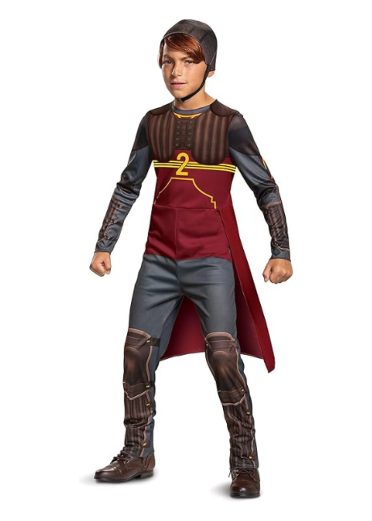 Disfraz Harry Potter Ron Weasley Equipo De Quidditch Niño-0