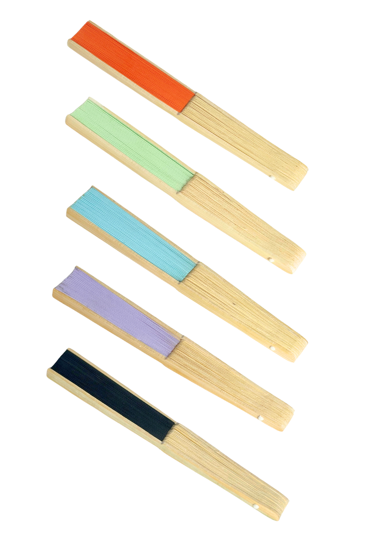 Pack 50 Abanicos 21cm - Colores Surtidos-1