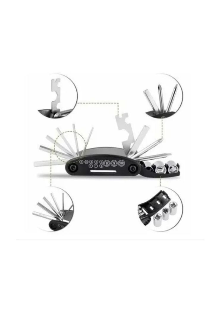 Kit De Herramienta Y Parches Para Bicicletas-3
