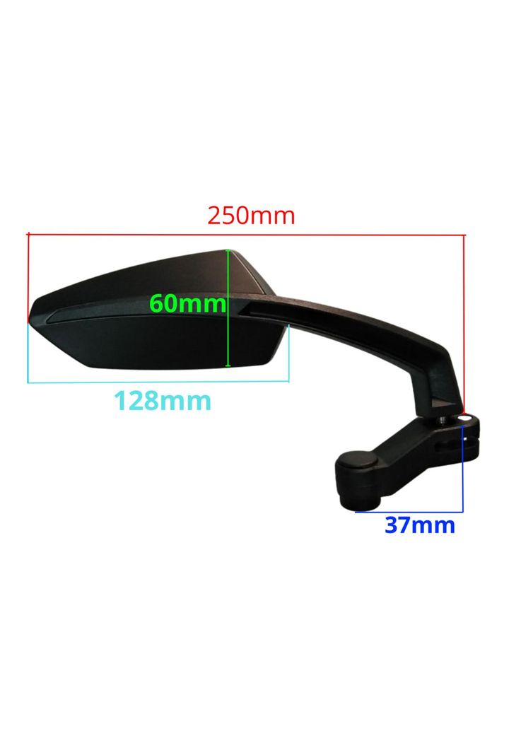 ESPEJOS PARA MOTO CAFÉ RACER RECTAGULAR-9