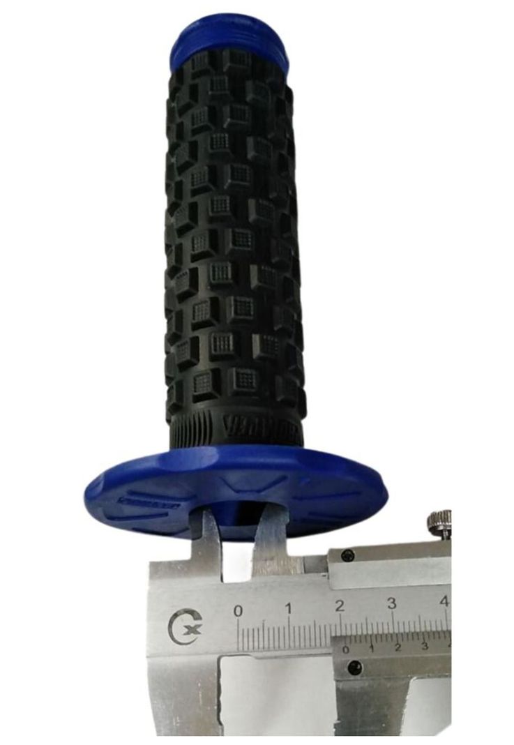 Puño De Goma Azul Para Moto-5