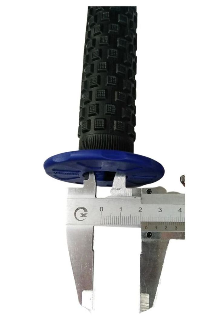 Puño De Goma Azul Para Moto-6