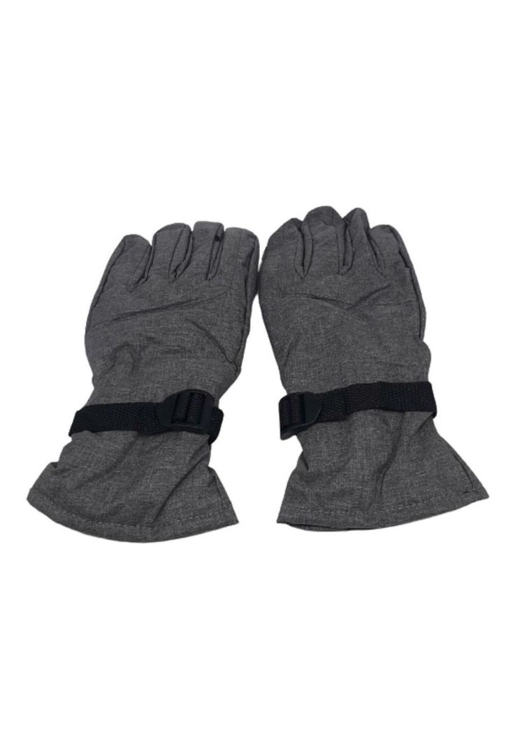 Guante De Tela Para Frio Palma Con Grip Moto Bicicleta-0