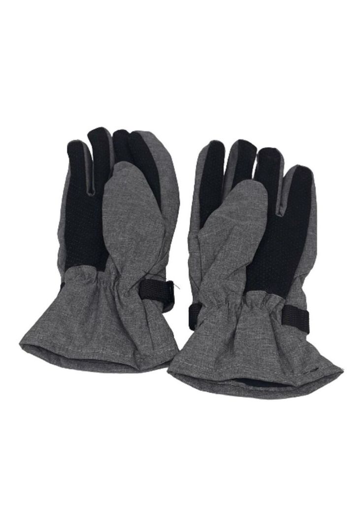 Guante De Tela Para Frio Palma Con Grip Moto Bicicleta-1