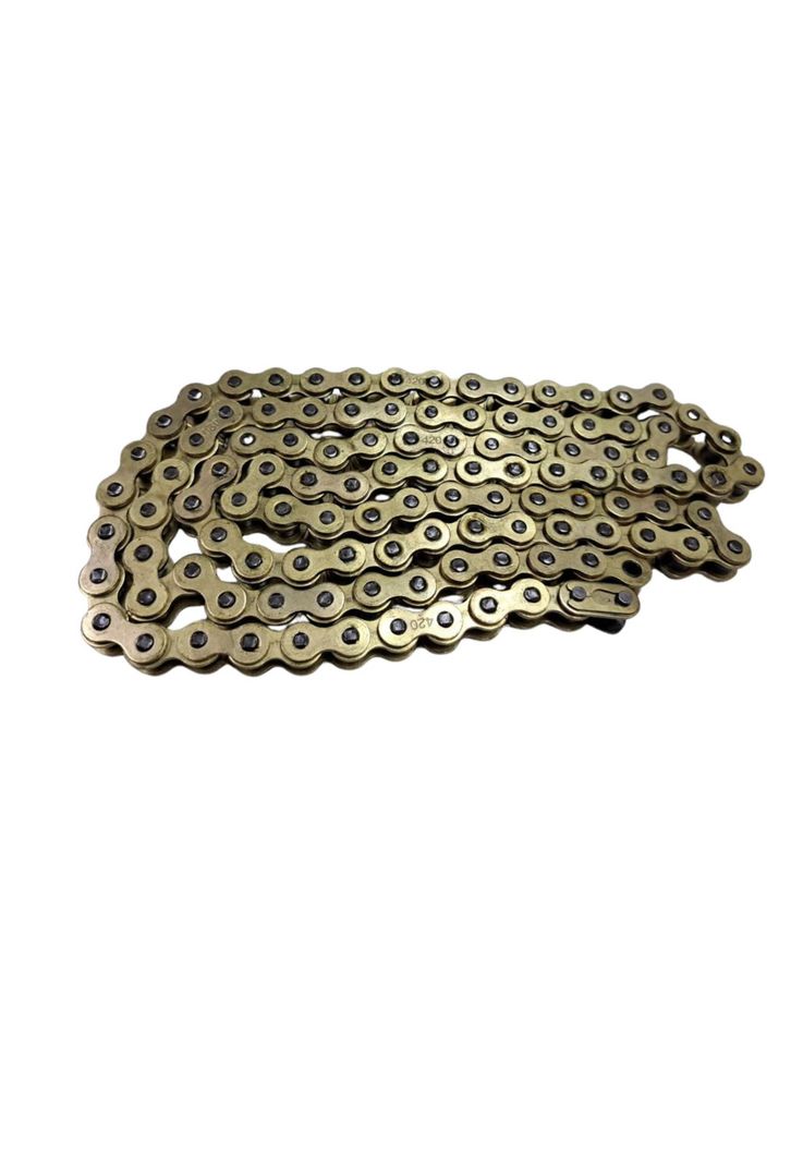 Cadena Dorada De Transmision Para Moto  420-110 -6