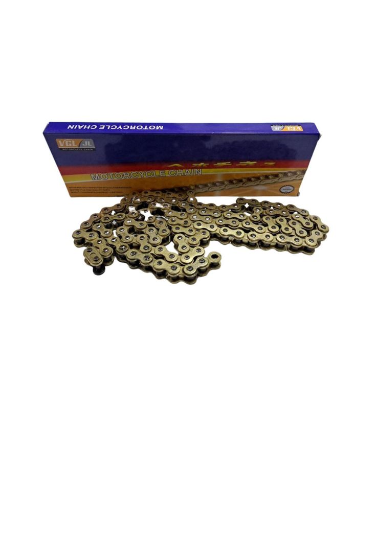 Cadena Dorada De Transmision Para Moto  420-110 -7