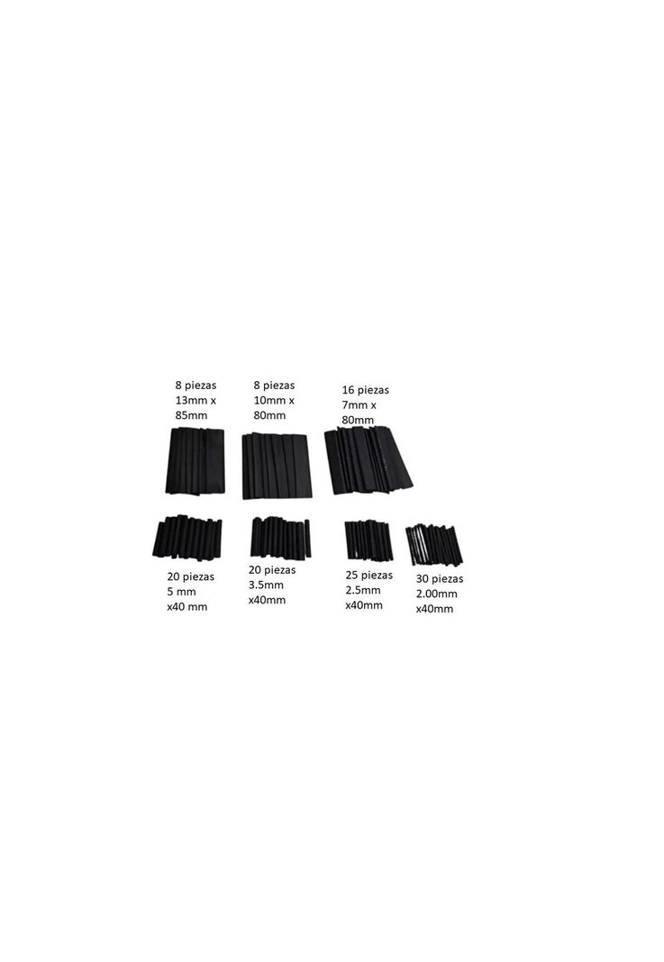 CUBRE CABLE TERMORETRACTIL 125 PCS-1