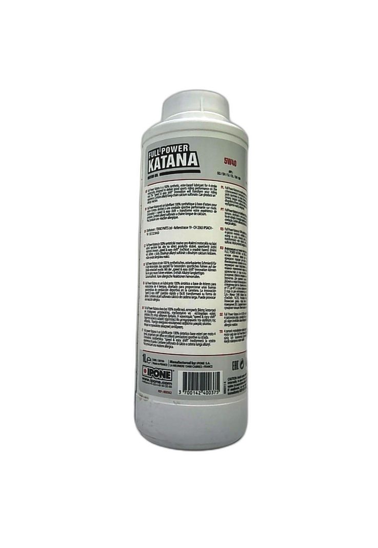Aceite Sintetico 4T 5w40 Full Power Katana IPONE