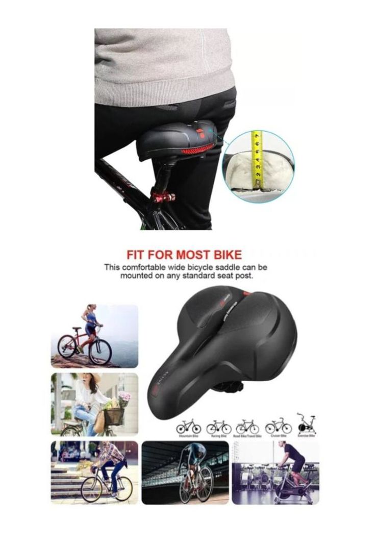 Asiento Sillín Para Bicicletas Antiprostático-1
