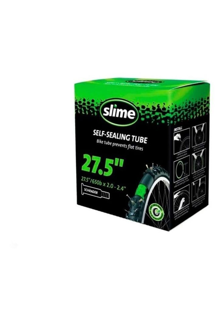 Cámara Bicicleta Impinchable 27,5x2,0-2,4 Slime A/v Schrader-0