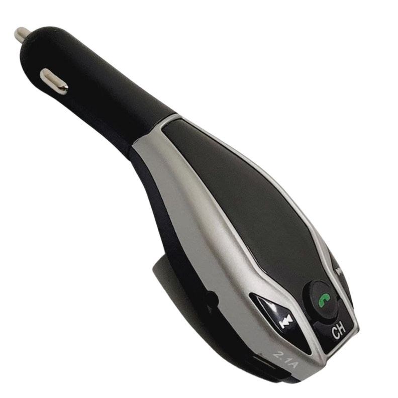 Transmisor De Radio FM Bluetooth Adaptador de Enchufes USB para Autos-1