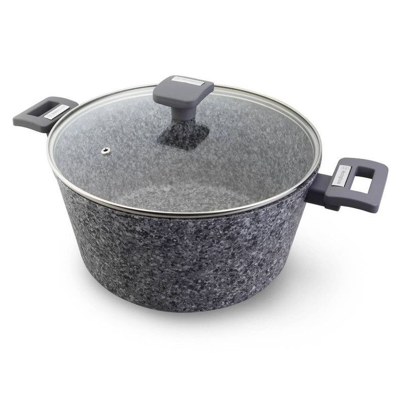 Olla Wh/ Con Tapa Granito Gris 24 Cm-0